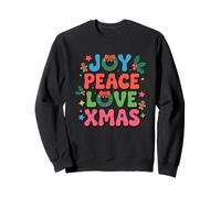 Christmas Joy Peace Love Christmas Holiday Cheer Festive Sweatshirt