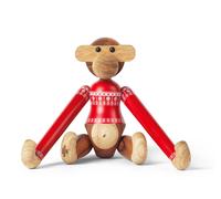 Figurine en bois singe petit avec pull de Noël WxHxD 19.5x18.5x6.5cm