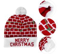 Christmas Knitted Soft Warm Winter Hat Light Hat for Children Adults Festivals Holiday PartyType 5