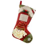 Christmas Large Boots Christmas Tree Decorations Candy Bag Santa Claus Elk Snowman Christmas Sock(Color 13)