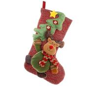 Christmas Large Boots Christmas Tree Decorations Candy Bag Santa Claus Elk Snowman Christmas Sock(Color 11)