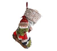 Christmas Large Boots Christmas Tree Decorations Candy Bag Santa Claus Elk Snowman Christmas Sock(Color 3)