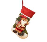Christmas Large Boots Christmas Tree Decorations Candy Bag Santa Claus Elk Snowman Christmas Sock(Color 5)