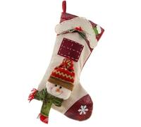Christmas Large Boots Christmas Tree Decorations Candy Bag Santa Claus Elk Snowman Christmas Sock(Color 14)