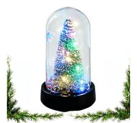 Christmas LED Lights with Base Elk Tree Ambient Lamp, Festive Desk and Table Night Light for Holiday Decoration, Warm Glow Lighting for Party Bedroom Living Room Office Mantle Shelf Apartment Decor