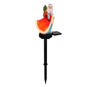 Christmas LED Path Lights - Solar Santa Claus Pathway Decorations, Waterproof Outdoor Landscape Lights For Festive Ambience | Glowing Yard Lighting For Garden Driveway Home Porch Fence Lawn Celebratio