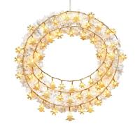 Christmas Lights For Tree,16Ft Waterproof Fairy - 50 LED String Lights Christmas Decor - Easy Install Tools & Home Improvement For Indoor Outdoor Patio Porch Pathway Party Holiday Living Room Office