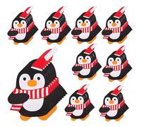 Christmas Lollipop Paper Cards - Decorative Candy Support Structure, Durablee Treat Display Feature, Stylish Holiday Wrapping Detail | Uniquee Dessert Presentation Craft, Fun Seasonal Packaging Accent