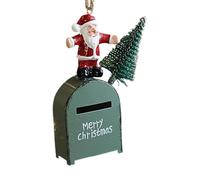 Christmas Mail Box, Christmas Hanging Mailbox, Letter Box Christmas Tree Décor, Christmas Hanging Pendant, Hangable Home Holiday Decorations, Christmas Tree Letter Box Pendant for Christmas Tree