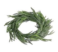 Christmas Mantle Garland - Artificial Greenery Pine Wreath for Holiday Decoration | 1.8cm 5.91ft Lifelike Pine Garland, Mantle Fireplace Front Door Tabletop Porch Patio Living Room Seasonal Display