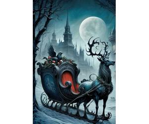 Christmas Memories Journal - Midnight Reindeer & Sleigh Edition: 20 Year Holiday Keepsake | Record Christmas Traditions, Family Stories, and Seasonal Memories