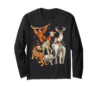 Christmas Men Women Kids Wildlife Zoo Day Beautiful Animals Manche Longue
