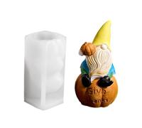 Christmas Molds - Gnome Design with Fall Elements, 3d Dwarf Silicone Mold, Non-Stick Material, Craft Accessory for Table Centerpiece, Thanksgiving, Birthday, Winter, 2.64x4.06 Inches