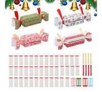 Christmas Money Box, Candy Paper Design Pouch, Party Cracker Container, Festive Fund Collector, Holiday Cash Holder for Home Living Rooms Events Festivals Celebrations, 0.39 inches