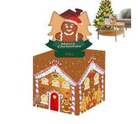 Christmas Money Box, Cash Dispenser for Holiday, with Easy and Compact Design Family for Friends, Adults, Kids, Festive Party Game Accessory Carnivals