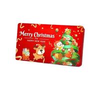 Christmas Money Box, Festive 10 Slot Folding Holder, Holiday Cash Container with Sturdy Construction, Interactive Design for Festival Valentines Birthday Proposal Adults Friends Celebration Gift