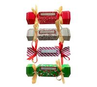 Christmas Money Box - Funny Pull Money Box Candy Shape - Christmas Cash Box, Cash Holder Boxes, Set Of 4 Merry Christmas Money Boxes, Funny Money Case For Christmas Holiday