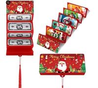 Christmas Money Holders-Christmas Cash Gift Envelopes Money Holder with 10 Slots for Cash for Men Women Girls Boys, Surprise Money Envelopes (A,3PCS)