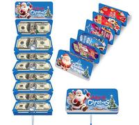 Christmas Money Holders-Christmas Cash Gift Envelopes Money Holder with 10 Slots for Cash for Men Women Girls Boys, Surprise Money Envelopes (E,5PCS)