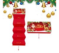 Christmas Money Holders for Cash,Fournitures de fête,Porte-Argent de Noël avec 10 Compartiments | pour Femme Mari Fils Famille Amis Cadeau