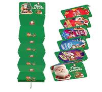 Christmas Money Holders for Cash - Fournitures De Fête,Porte-Billets Père Noël avec 10 Fentes | Wife Husband Son Daughter Family Friends