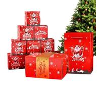 Christmas Money Holders for Cash - Pop Ups Gift Card Dispenser for Holiday Surprises | Foldable Merry Christmas Money Box for Kids Adults Friends Party Festival Celebration, 21x13x9.3cm Green Red