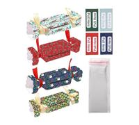 Christmas Money Pull Out Box 4 - Pieces Candy Shape Souvenirs Container 40 | with 40 Bags Pull Out Cash Box for Boys Girls Kids Teen | Friends Family Birthday Valentine's Day Proposal Christmas Money 4