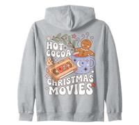Christmas Movie Night Hot Cocoa Holiday Humor Sweat à Capuche