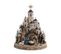 Christmas Nativity Light Tower - Jesus Nativity Scene Display for Home