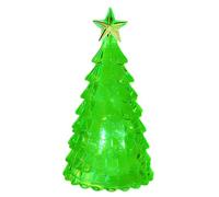 Christmas Night Light - Battery Operated Mini For Holiday Decor | ABS With LED Lighting, Christmas Tree Night Lamp With Soft Glow For Indoor Bedroom, Living Room, Table, Desk, Shelf, Mantel, Fireplace