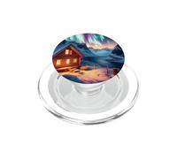 Christmas Northern-Lights Arctic Christmas North Pole PopSockets PopGrip pour MagSafe