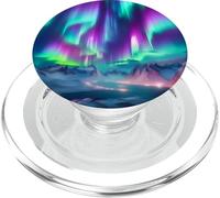 Christmas Northern-Lights Arctic Christmas PopSockets PopGrip pour MagSafe