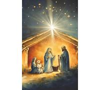 Christmas Notebook Journal: Nativity Scene Themed Notebook
