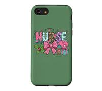 Christmas Nurse Coquette Bow Stethoscope ER RN ICU Nursing Coque pour iPhone SE (2020) / 7/8