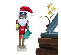 Christmas Nutcracker Figure | African American Christmass Signs Decorations | Wooden Collectible Figurine Decoration Figures for Holiday Party Dinner Table Kitchen Living Room Bedroom Halloween