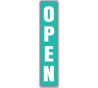 Christmas Open Metal Sign Festive Holiday Season Wall Door Decor