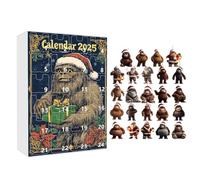 Christmas Ornament - Advent 2025 Calendar Wall, 2d Acrylic Ape Decoration, 24 Days Ape Pendant Countdown Calendar, for Home Holiday Christmas Tree Wall Window Door Vacation Party Favors 26x18x3cm