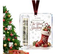 Christmas Ornament for Money Holder | Seasonal Fun Decorative Pendant