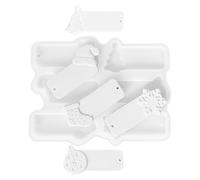 Christmas Ornament Resin Molds, Home Decor Cement Moulds, 6-Cavity Silicone Casting Tools For Cement Plaster Party Planners Art Teachers Holiday Enthusiasts Creative Hobbyists Home Crafting