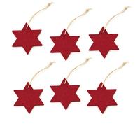 Christmas Ornament Star 6 pieces