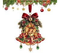 Christmas Ornaments, Fairy Bell Handcrafted Holiday Pendants | Christmas Tree Ornament For Winter Holiday Party Home Outdoor Garden