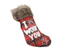 Christmas Ornaments Socks Lattice Socks Christmas Tree Decorations Navidad(Color 5)