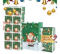 Christmas Party gift Box - 10 Pieces Party Supplies, Fantasy Decor Bag Case | Box, Merry Christmass Surprise Pop-Up Suitable for Christmas Eve, Day, decorations