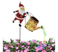 Christmas Pathway Lights - Stable Santa Claus Ground Lamp Stake Decor, Decking & Patio Lighting, Outdoor Garden Lawn Decorative Lights, for Lawn Pathway Walkway Patio Porch Backyard Farm Driveway