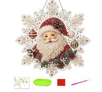 Christmas Pearl Sun Catcher - 2D Acrylic DIY Window Art Kit For Adults