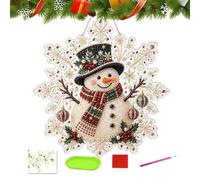 Christmas Pearl Sun Catcher | 2D Acrylic Seasonal Window Decoration