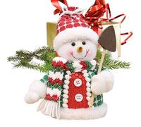 Christmas Peluche Toys Baby, de Noël pour étudiant, décoration de Noël, Père Noël, Snowman Elk Doll, Mantle Bedroom Dressing Table Living Room Bedside Teens Desk Cabinet Car Kids Bookshelf