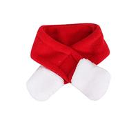 Christmas Pet Costume Santa Hat avec Scarf Pet Vêtements Tenue de Chat Set pour Chiot Chien M Santa Hat