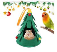 Christmas Pet Hideaway - Donne À Votre Ami À Fourrure Un Endroit Festif Pour Se Reposer | Tente D'arbre De Noël Confortable En Feutre Doux | Pour Les Cobayes, Les Hamsters, Lēs Oiseaux Et Autres Petit