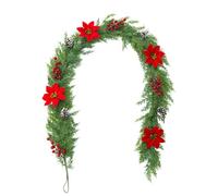 Christmas Pine Garland - 5FT Artificial Red Berry Garland